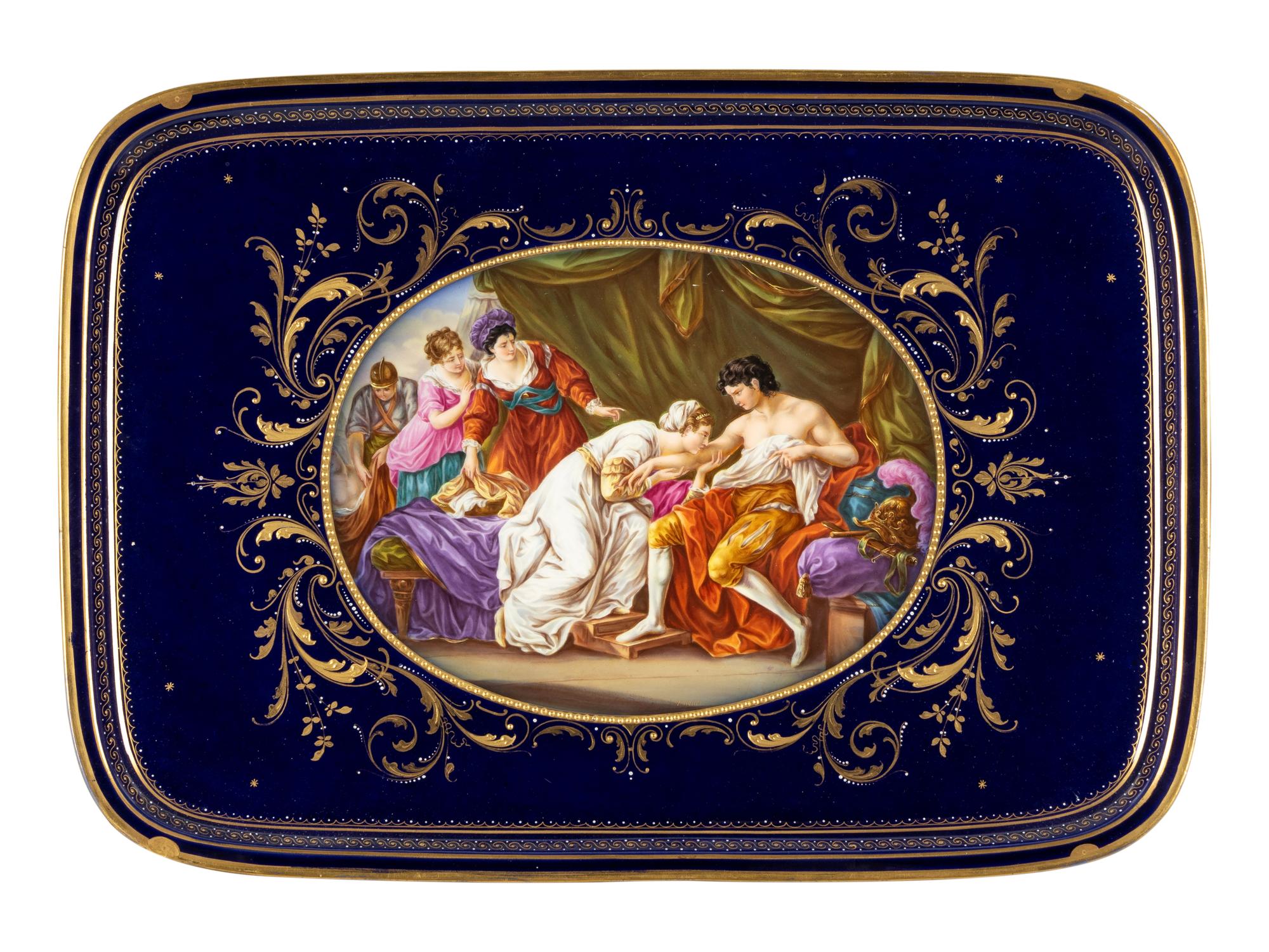 A Vienna Porcelain Tray