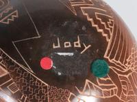 Pottery Jar with Sgraffito Decorations