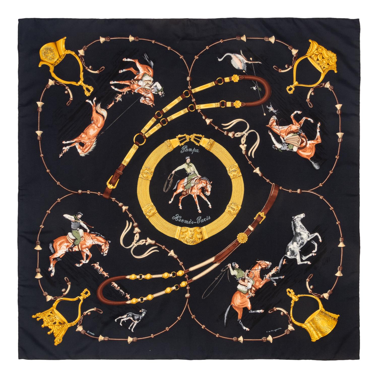 Three Hermès Scarves