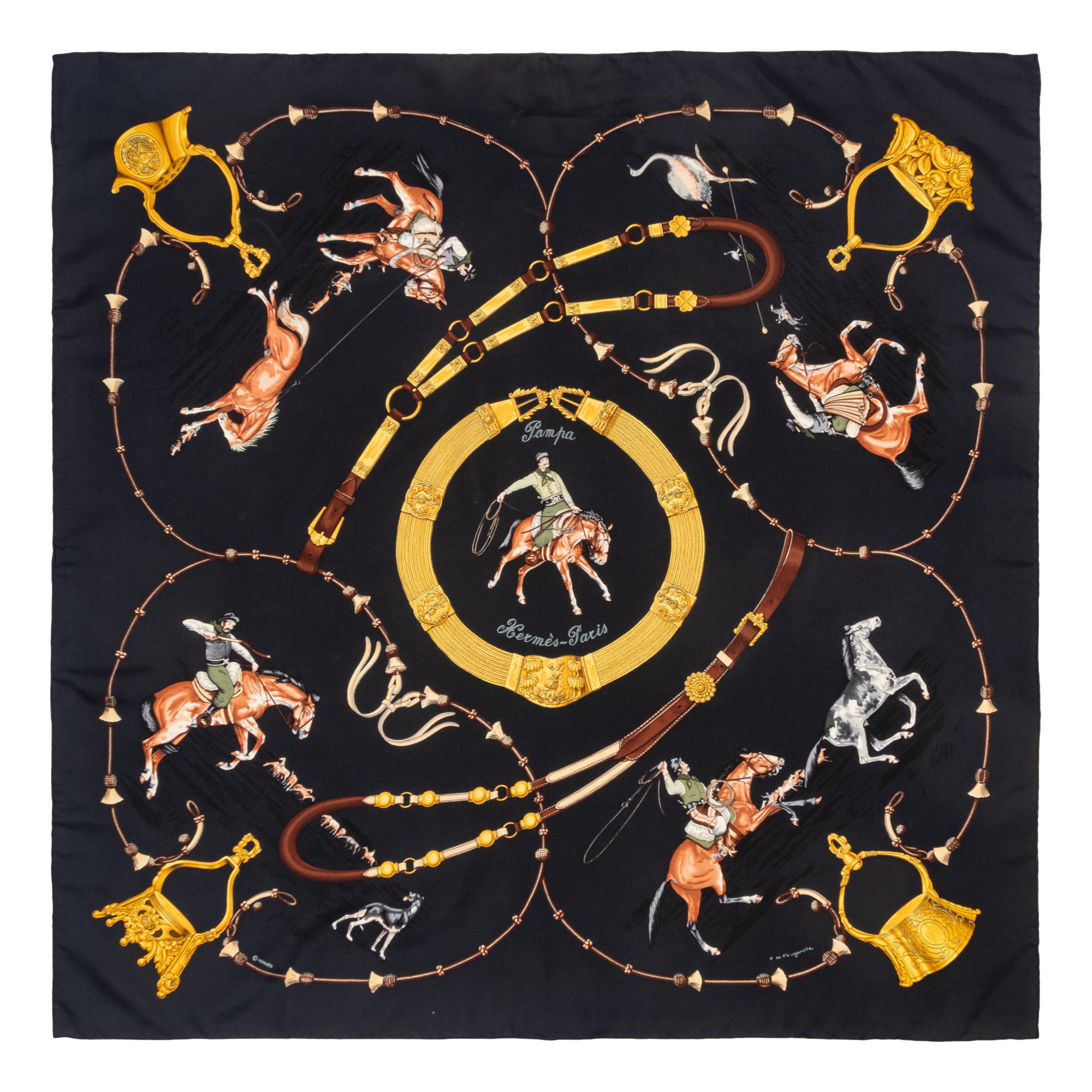 Three Hermès Scarves