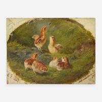 Arthur Fitzwilliam Tait (American, 1819–1905) Young Ruffed Grouse