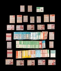 A Shoebox Collection of Over 200 Assorted 1950s and 1960s Football Cards Including Multiple Hall of Famers and Notables