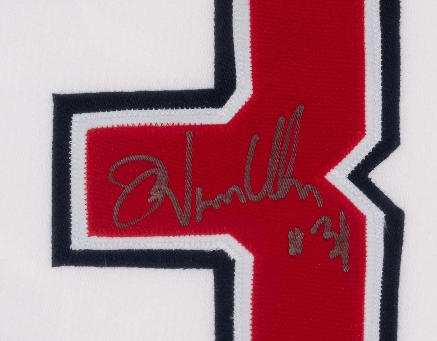 A Group of Signed Autograph Hockey Hall of Fame Jersey Displays