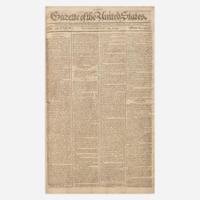[Hamilton, Alexander, and Thomas Jefferson and George Washington, et al.] [Pacificus-Helvidius] 131 Issues of the Gazette of the United States