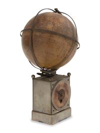 An American Globe Mounted Mantel Clock
