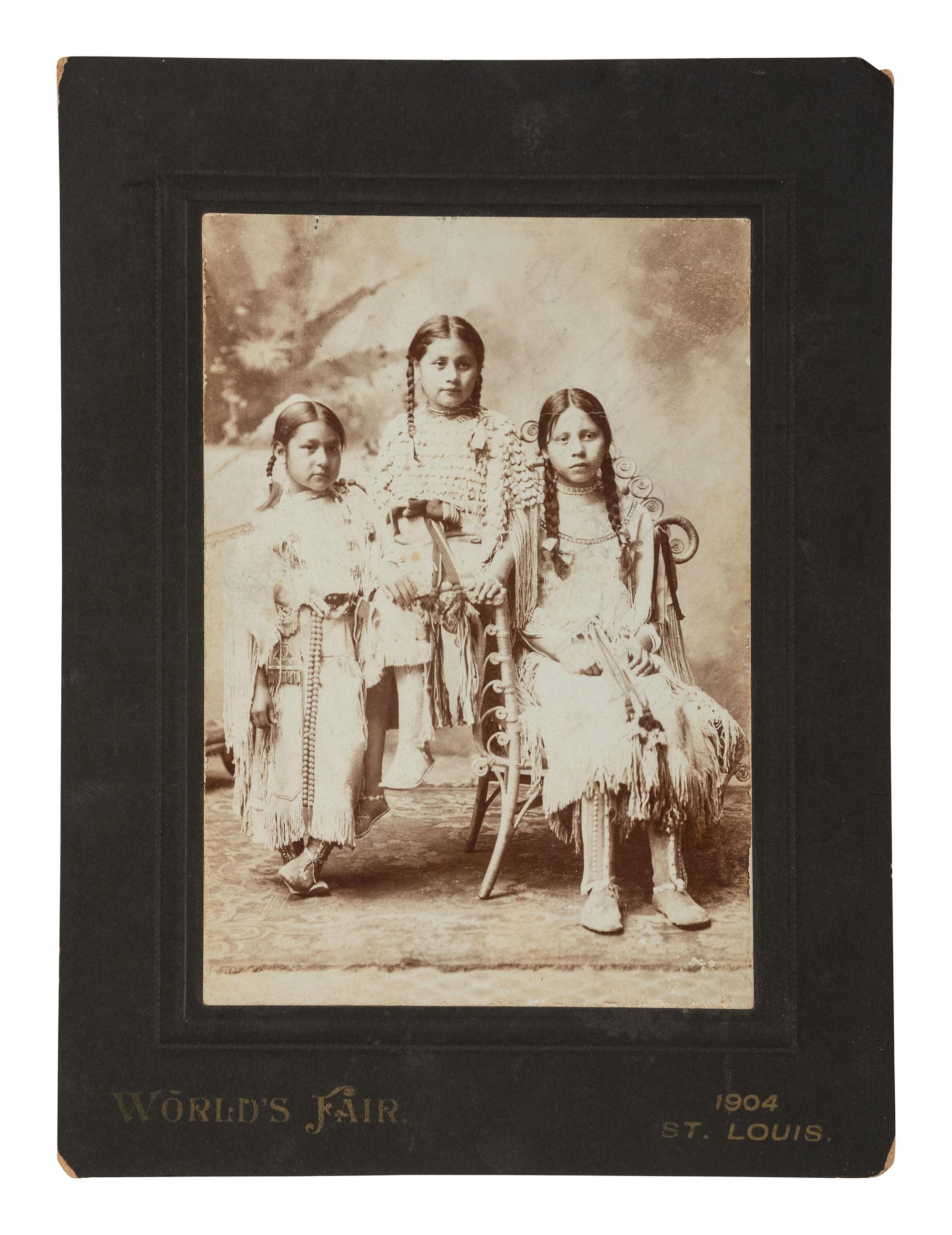 [NATIVE AMERICANS]. 16 photographs of Native Americans, incl. Nez Perce and Inuit subjects.