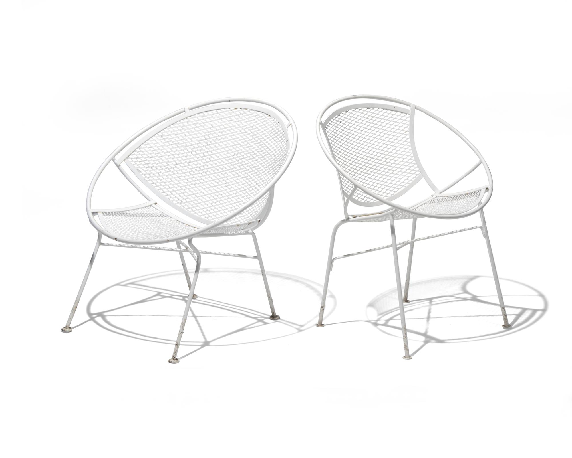 Six Radar Hoop Chairs, 1950 Salterini