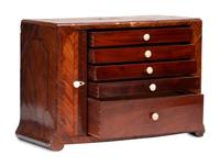 An American Mahogany Tambour Cabinet