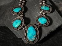 Navajo Silver and Turquoise Choker