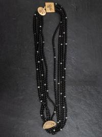 Multi-strand Necklace, with 18K Gold Accents