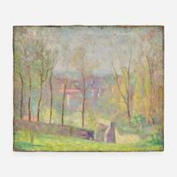 Manuel Azadigian (Armenian/American, 1901-1924) Hilltop Landscape