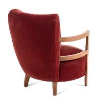 A Pair of Art Deco Velvet Upholstered Armchairs