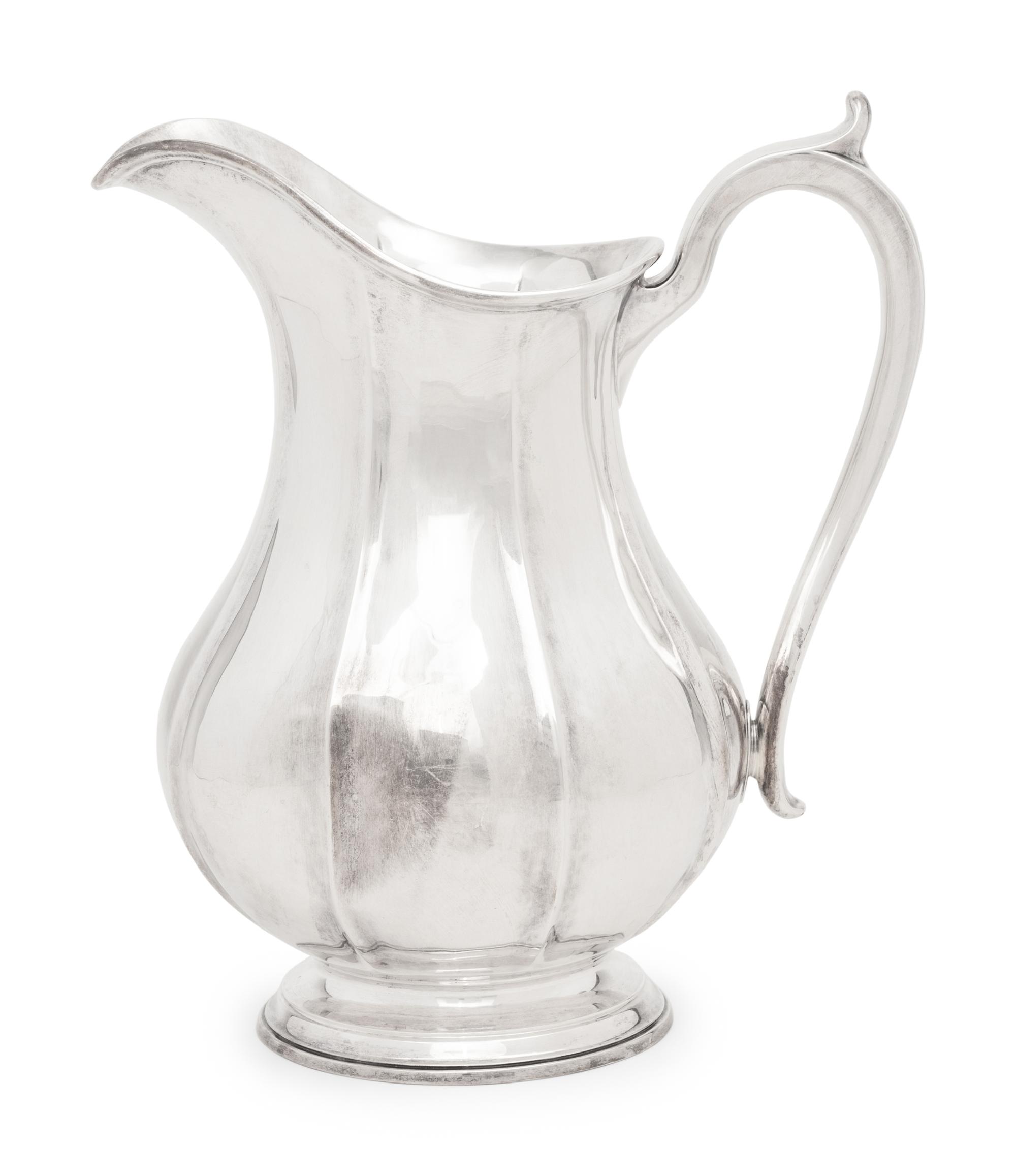 An American Silver Water Pitcher