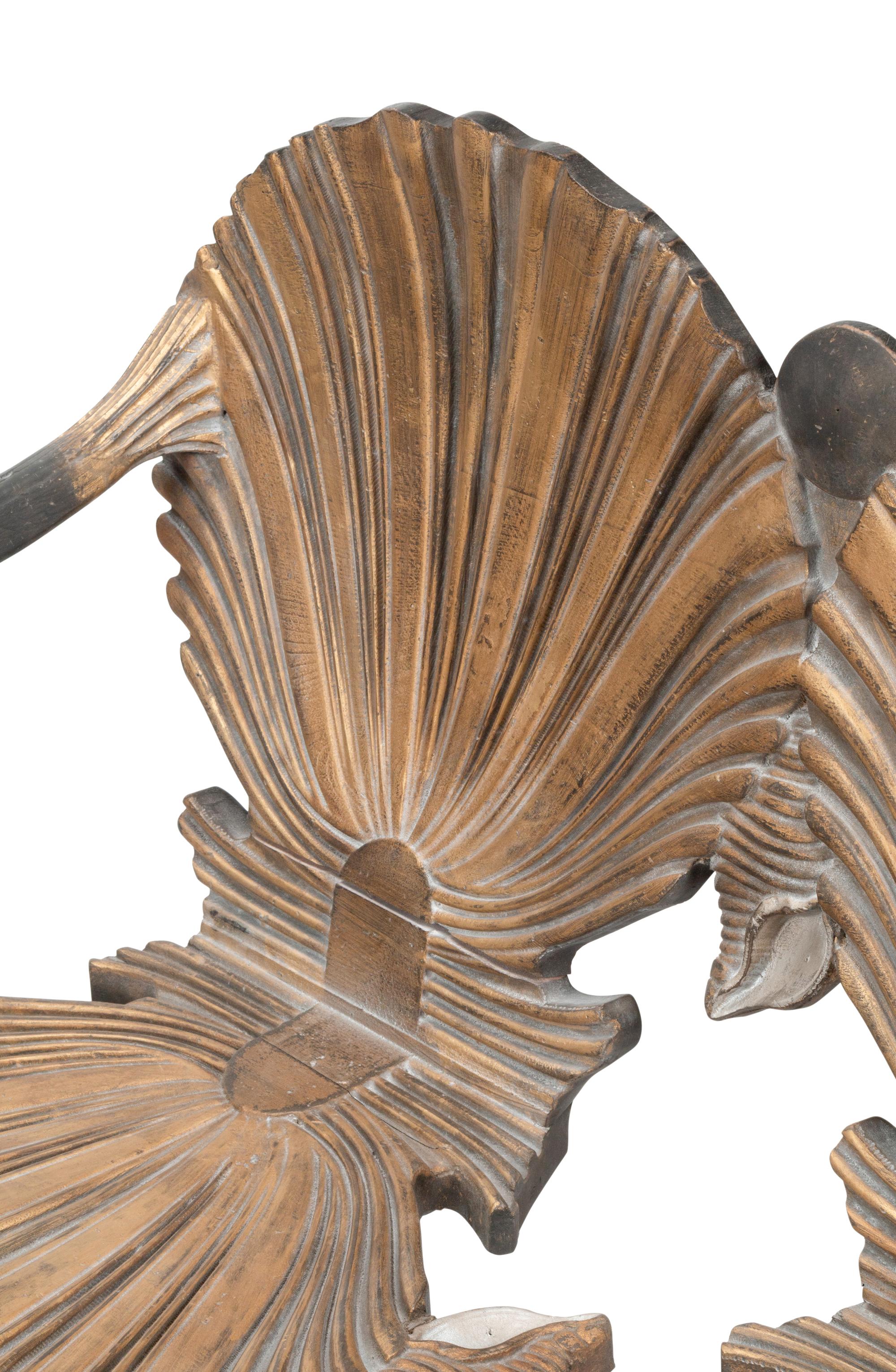 A Pair of Italian "Grotto" Style Settees