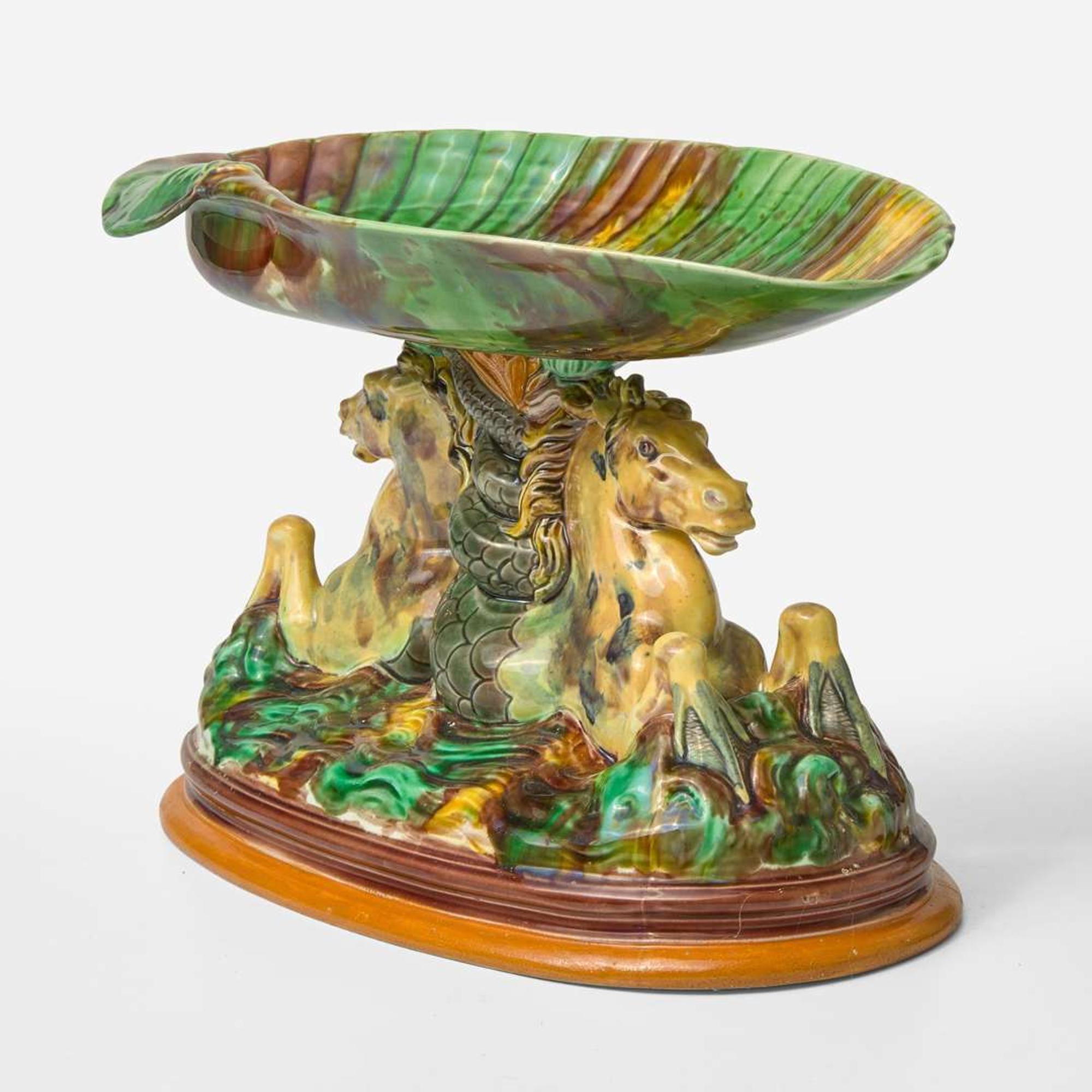 A Wedgwood Majolica Centerpiece UK, 1860s