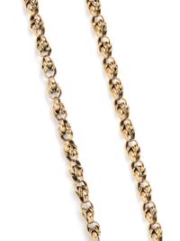 LOW KARAT YELLOW GOLD WATCH CHAIN
