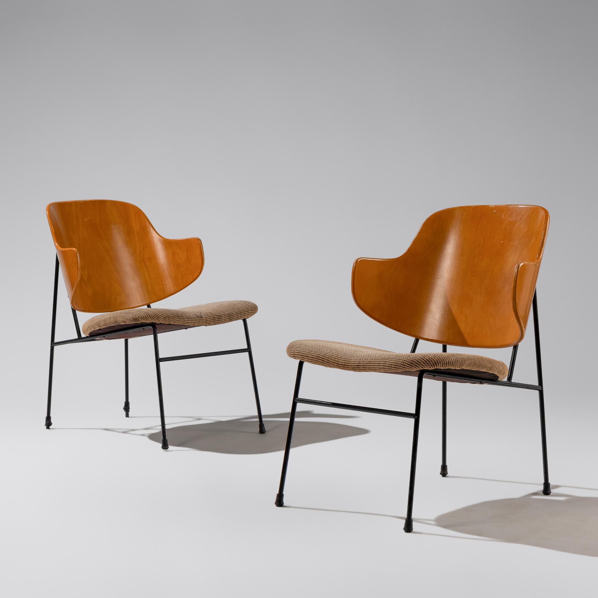 Pair of Penguin lounge chairs for Selig