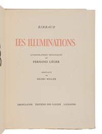 LÉGER, FERNAND (1881-1955). -- RIMBAUD, Arthur (1854-1891). Les Illuminations. Lausanne: Grosclaude Éditions des Gaules, [1949].