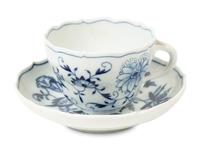 Six Meissen Porcelain Cups and Saucers — 19TH/20TH CENTURY
