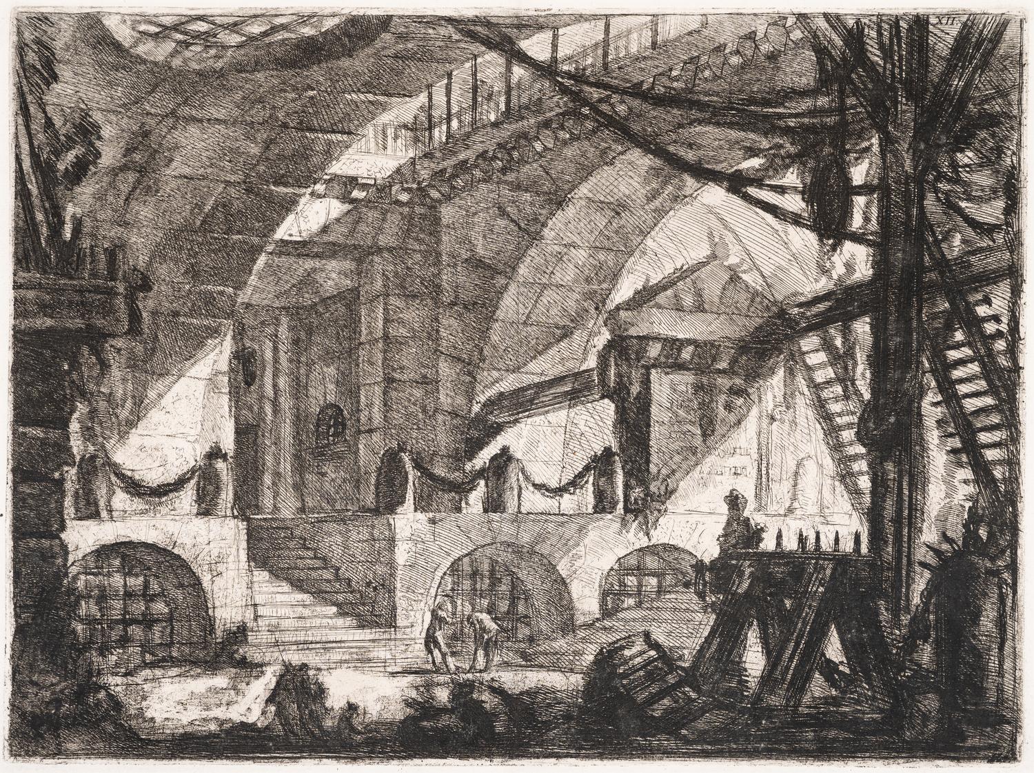 Carceri d'Invenzione (the complete set of 16), 1761