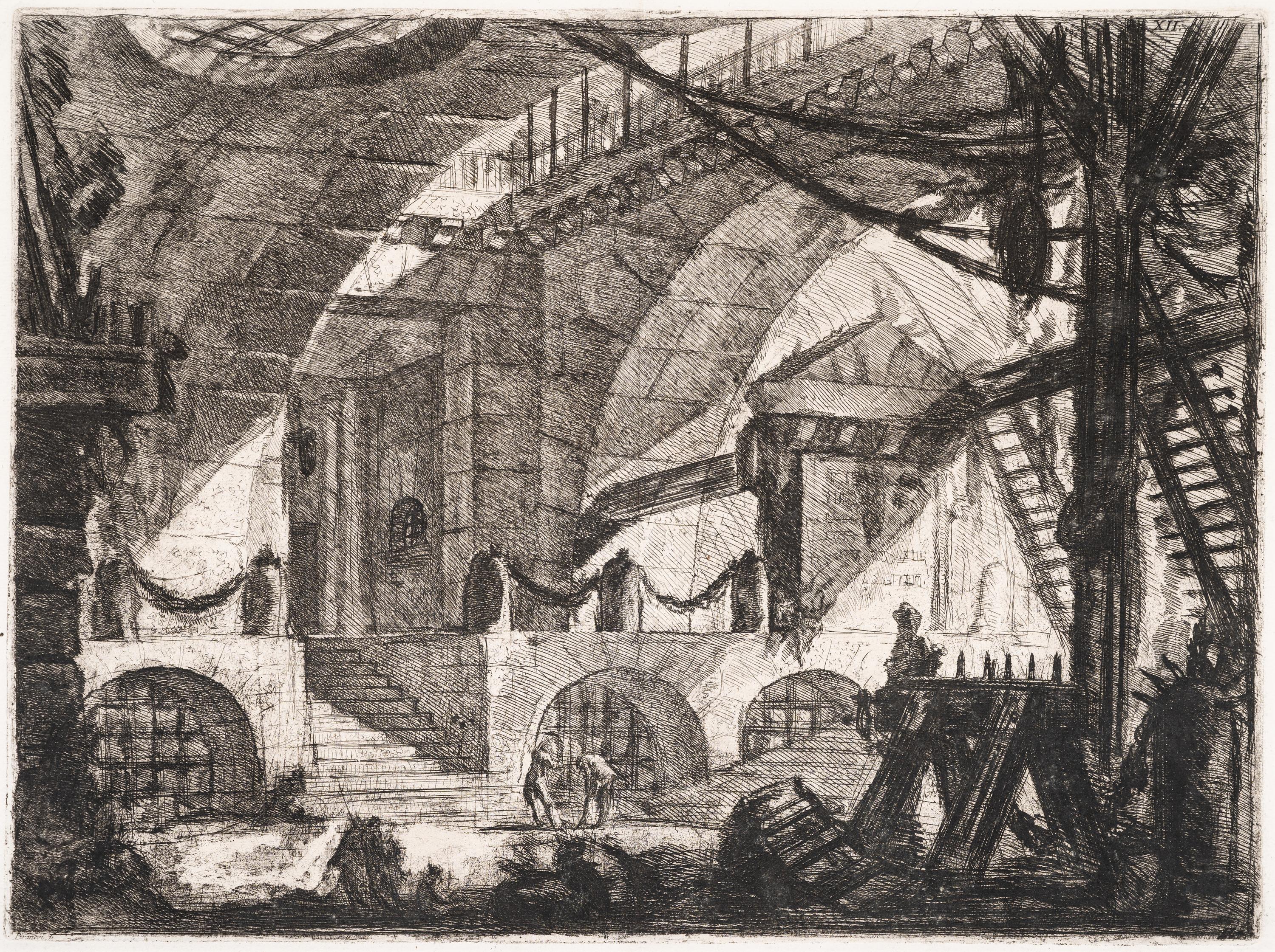 Carceri d'Invenzione (the complete set of 16), 1761