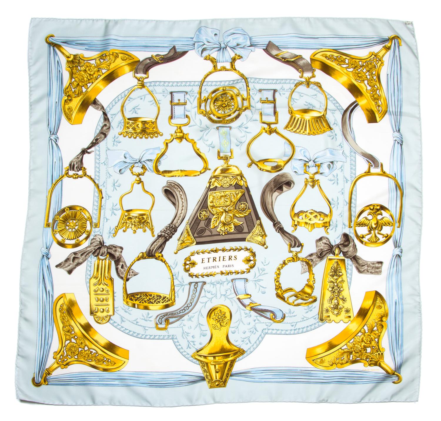 An Hermes 90cm Silk Scarf, 36" x 36".