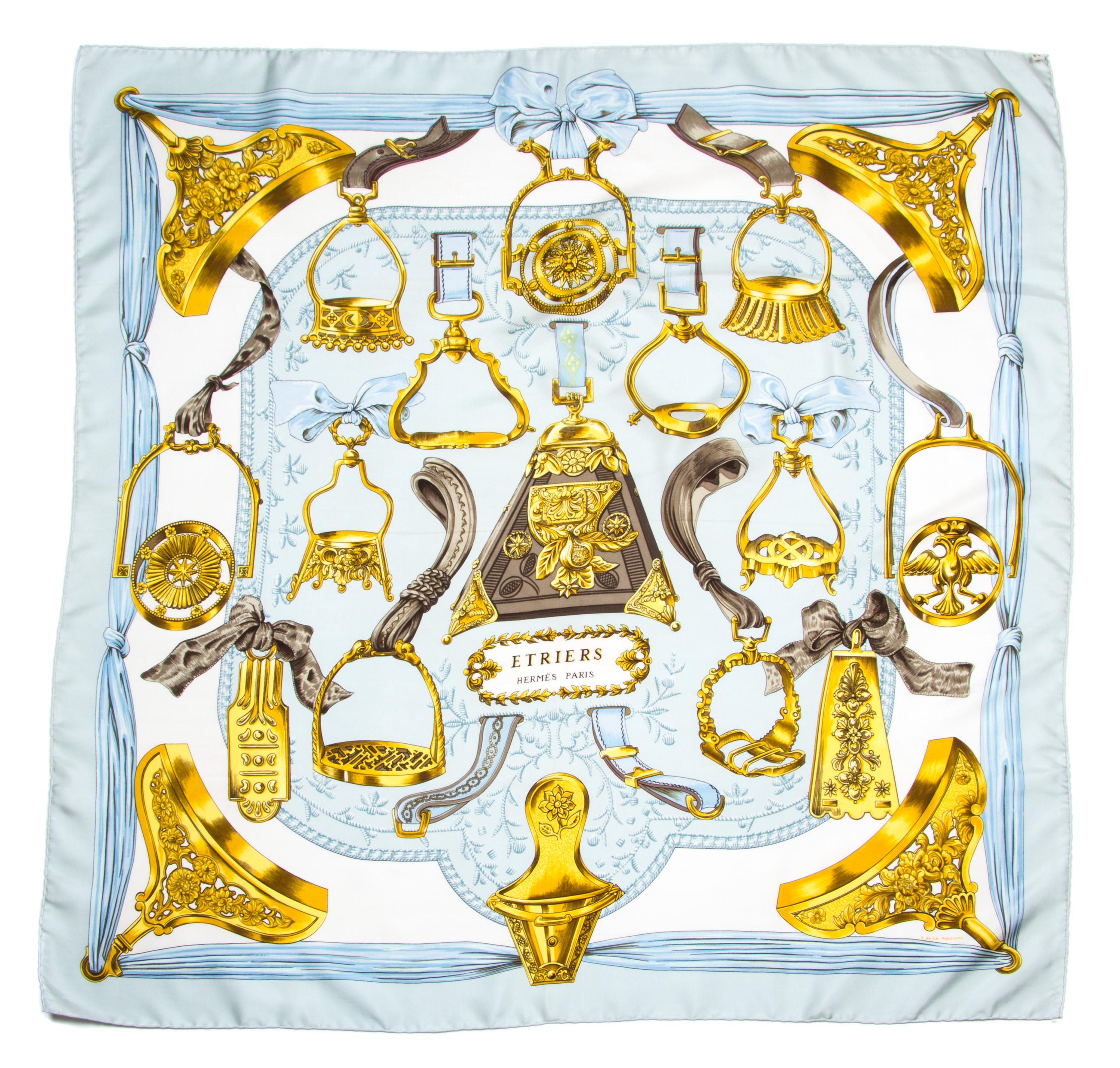 An Hermes 90cm Silk Scarf, 36" x 36".