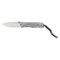 Chris Reeve Large Decorated Sebenza Folding Knife with Box and Sheath