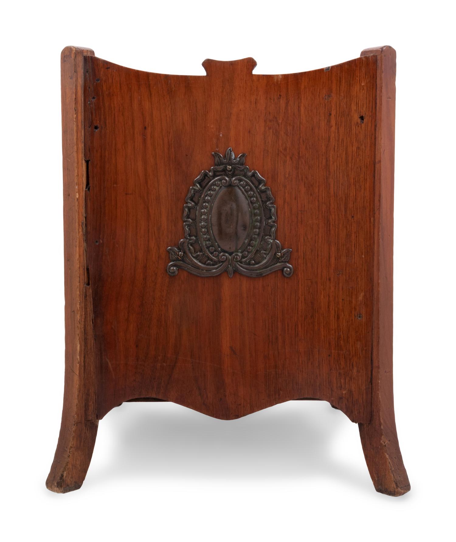 A Regency Gilt Metal Mounted Mahogany Jardinière