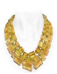 ANGELA PINTALDI, HELIODOR BEAD NECKLACE