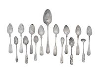 A Large Collection of Silver Spoons