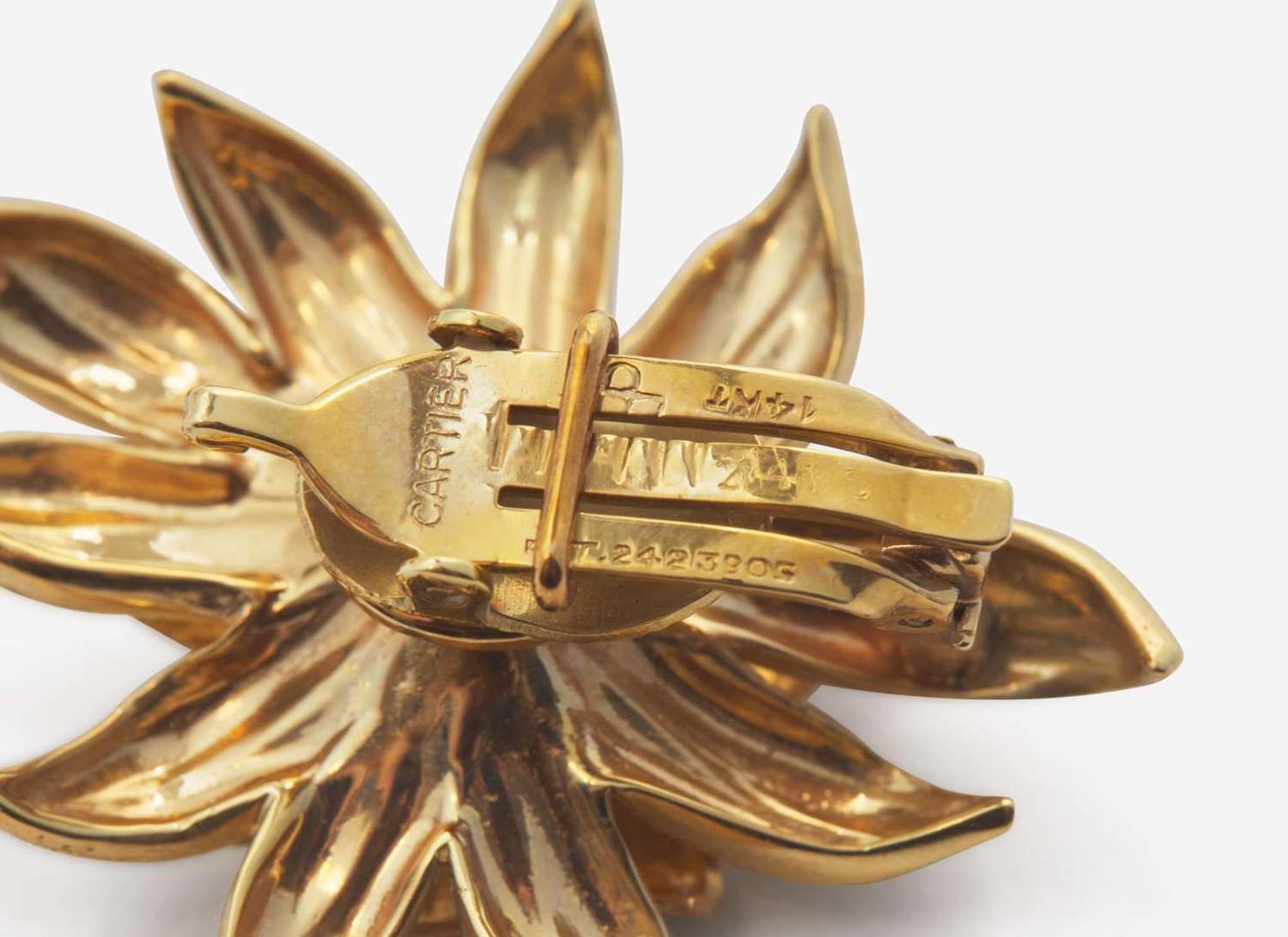 A 14K Yellow Gold Cartier Jewelry Suite