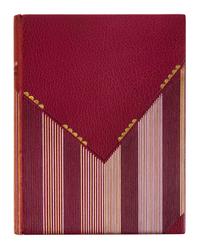 [BINDINGS]. [LÉOTARD, GENEVIÈVE - BINDER]. A group of 2 works in fine Art Deco bindings by Léotard.