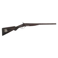 William Moore & Co. Side Lever Coach Gun with Decorative Wells Fargo Markings