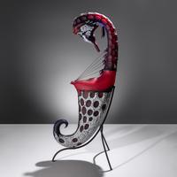 Davide Salvadore and Shelley Muzylowski Allen (Italian, b. 1953, Canadian-American) — Seahorse Sculpture
