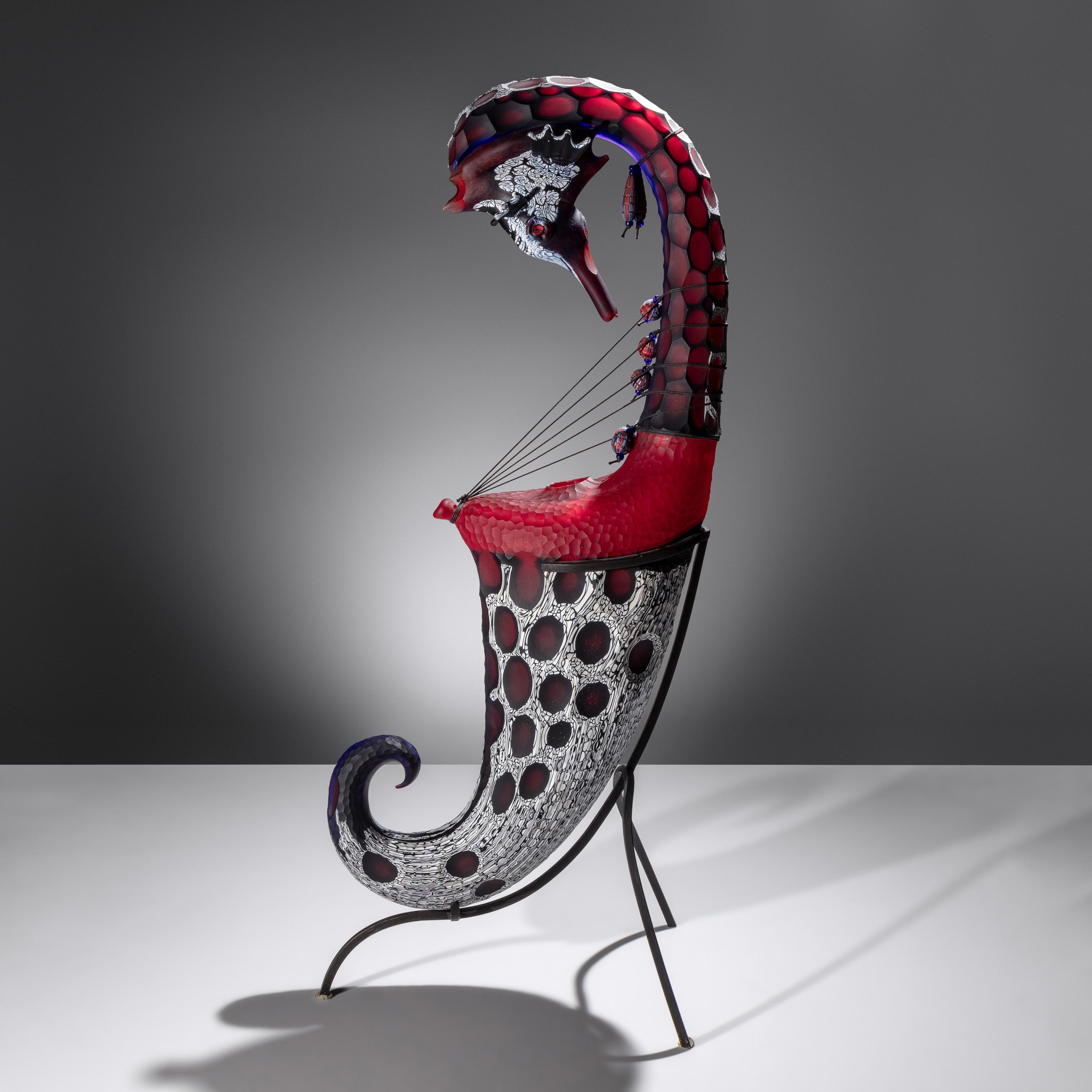 Davide Salvadore and Shelley Muzylowski Allen (Italian, b. 1953, Canadian-American) — Seahorse Sculpture