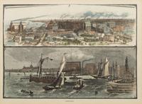 [ART AND ARCHITECTURE]. A group of 15 woodcut scenes of Chicago by R.R. Donnelly & Sons and others.