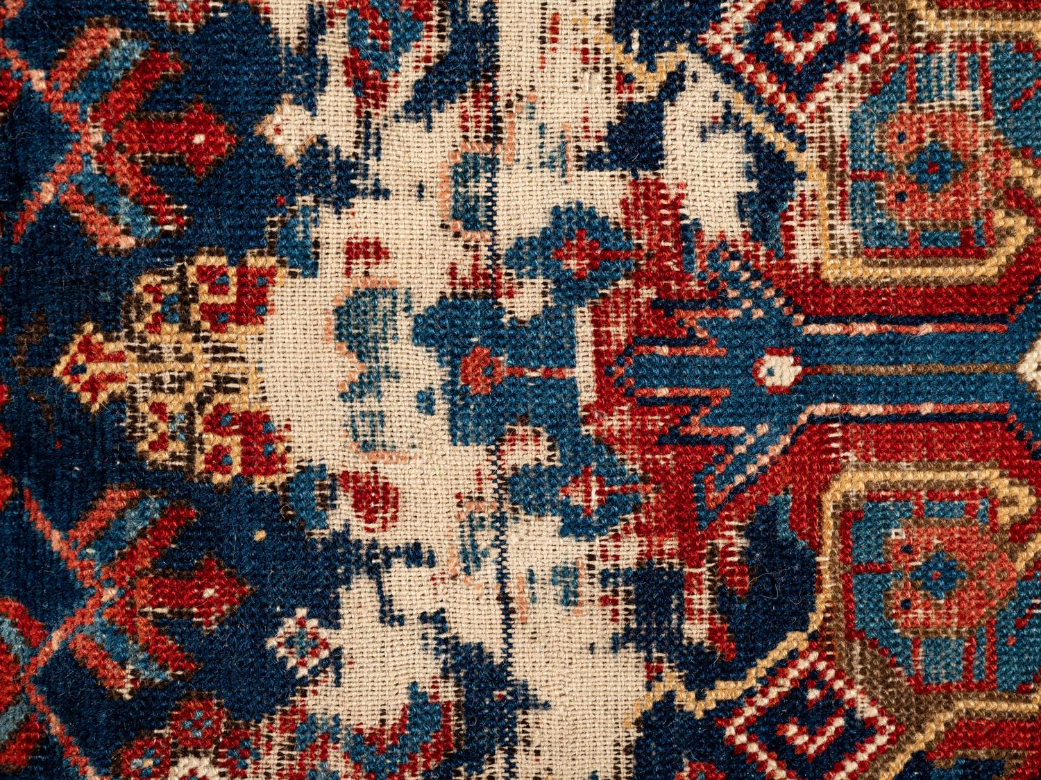 A Zeychour Kuba St. Andrew's Cross Wool Rug