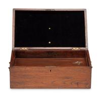 An English Brass Mounted Mahogany Box