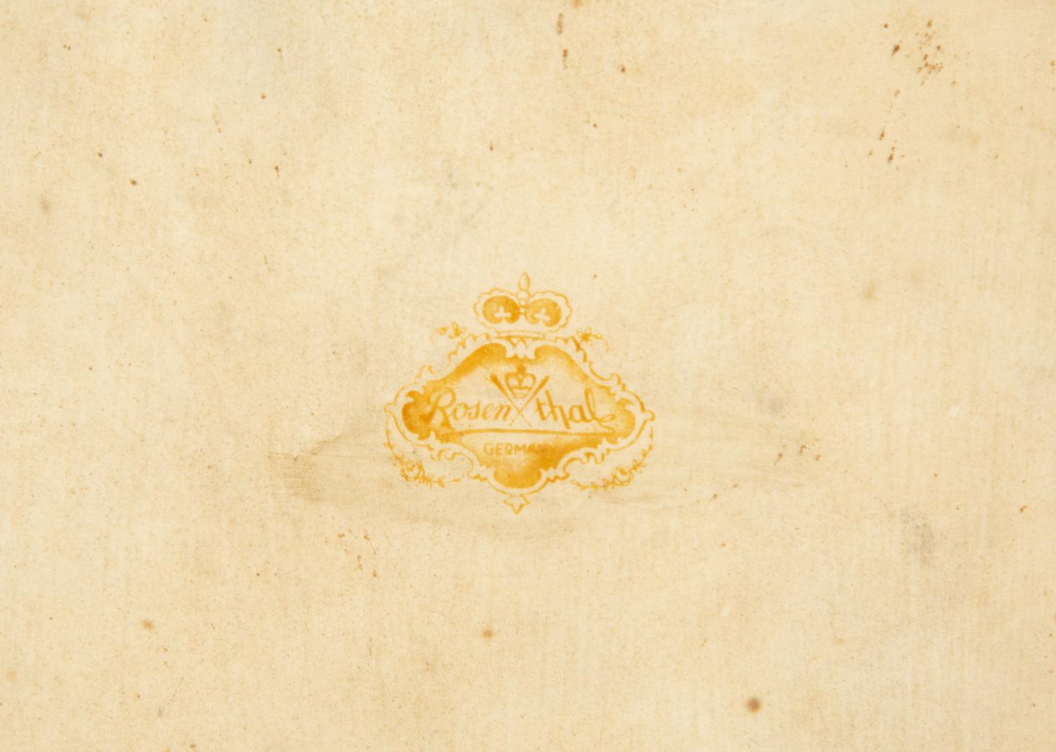 A Rosenthal Porcelain Plaque After Rembrandt