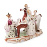 A Pair of Continental Porcelain Figures