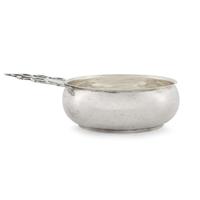 Silver porringer Inscribed and dated, "Mary Francis Parker from Abbott Lawrence dec. 10 1833"