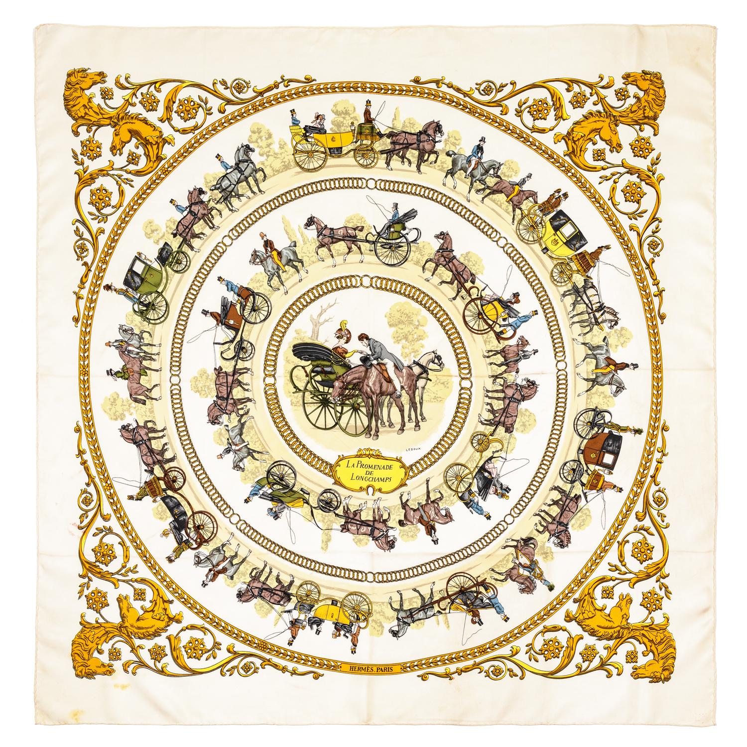 Hermès 90cm Silk Scarf