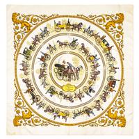 Hermès 90cm Silk Scarf