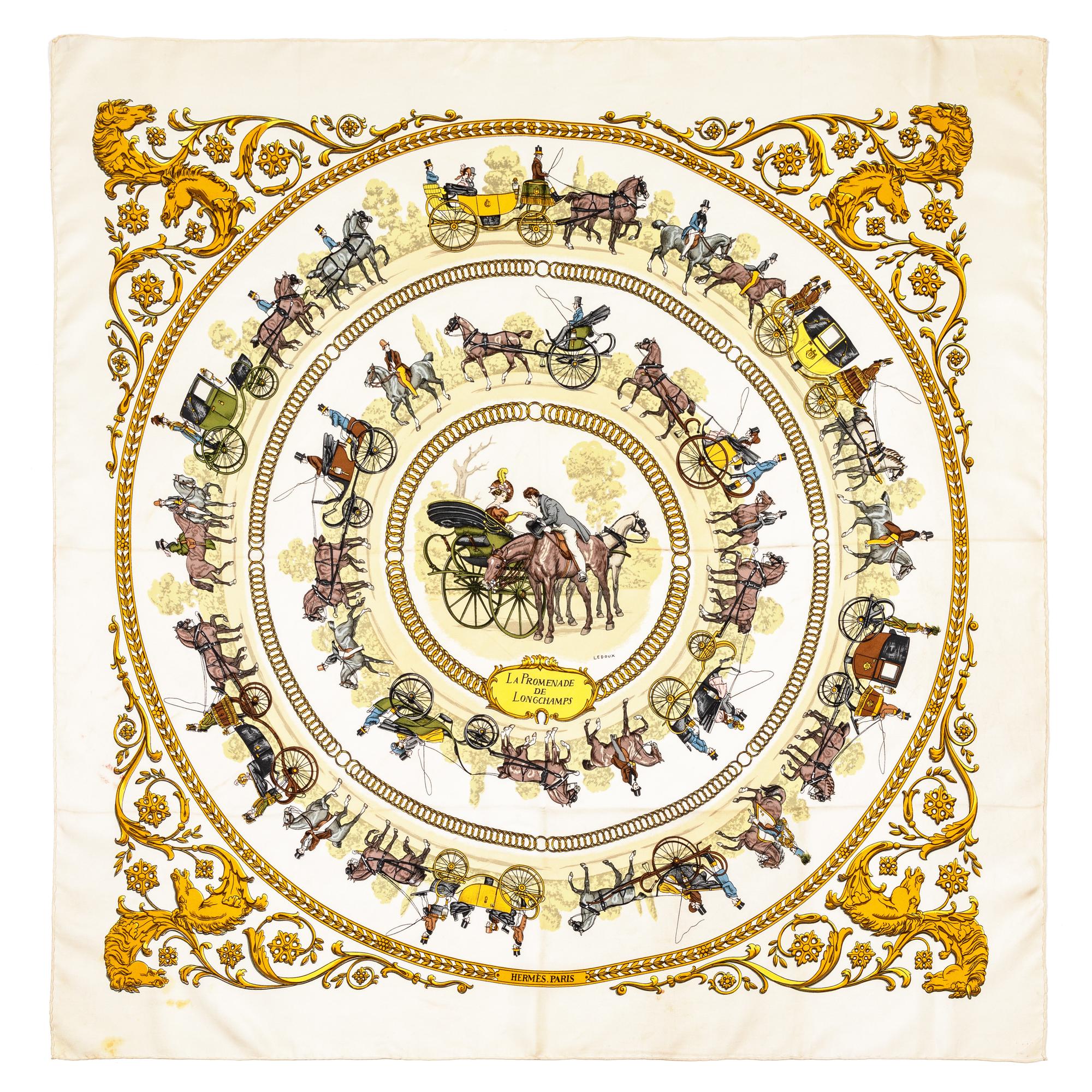 Hermès 90cm Silk Scarf