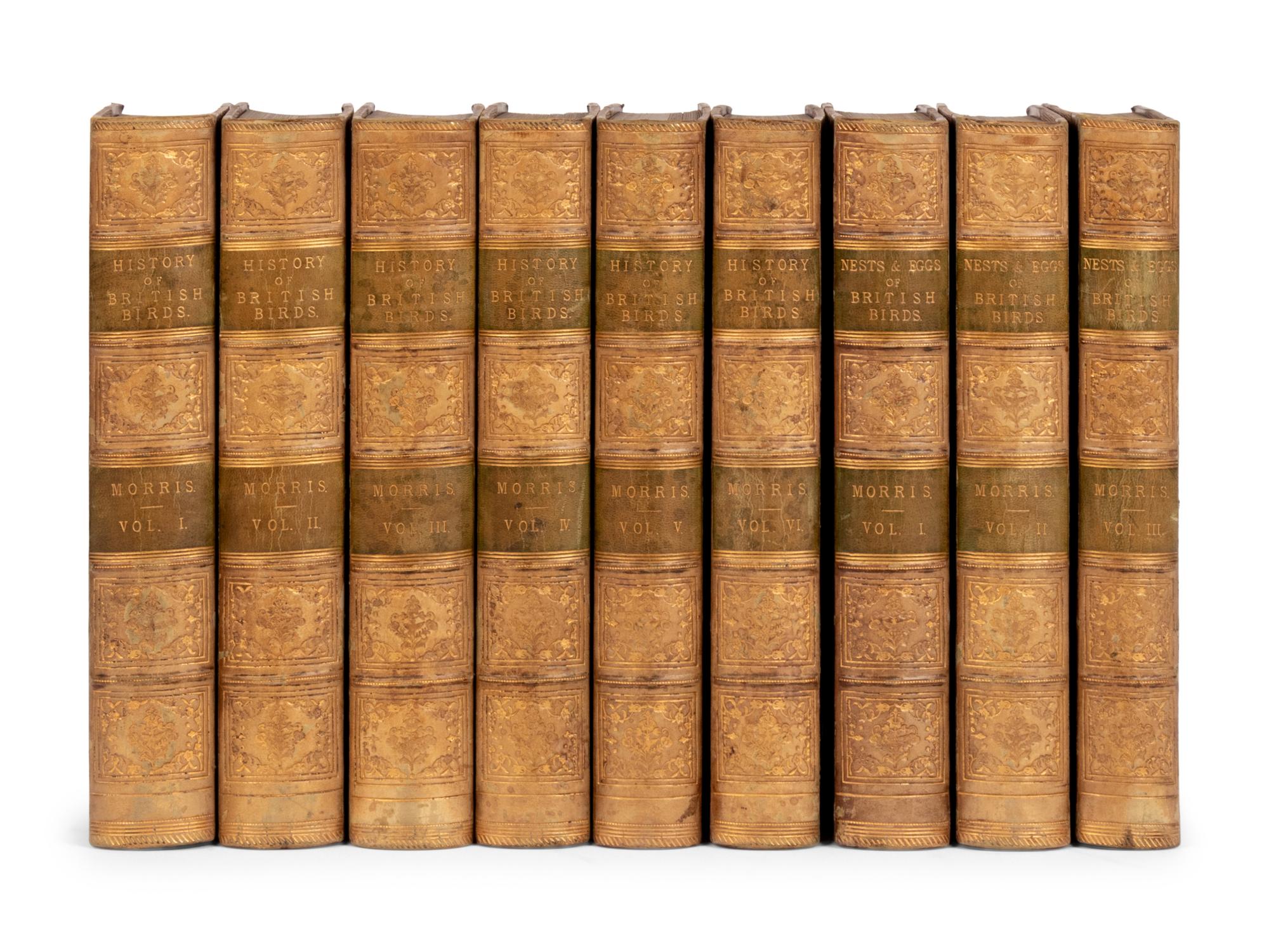 [NATURAL HISTORY]. MORRIS, Francis Orpen (1810-1893). A History of British Birds . [And:] A Natural History of the Nests and Eggs of British Birds . London: Groombridge and Sons, 1851-1857, 1853.