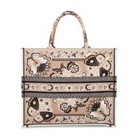 CHRISTIAN DIOR, LARGE BUTTERFLY BOOK TOTE