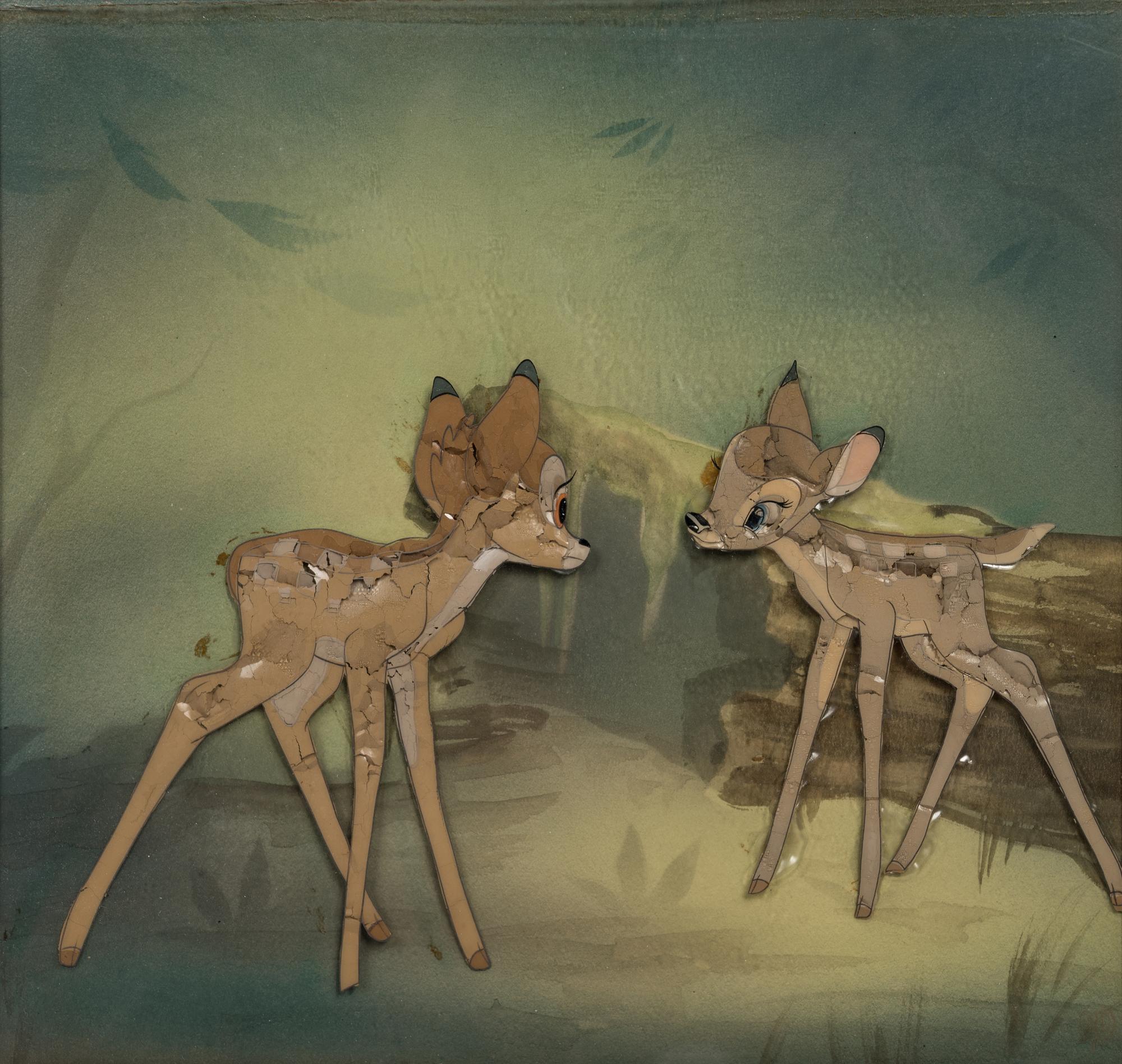 A Walt Disney Production Bambi Animation Cel