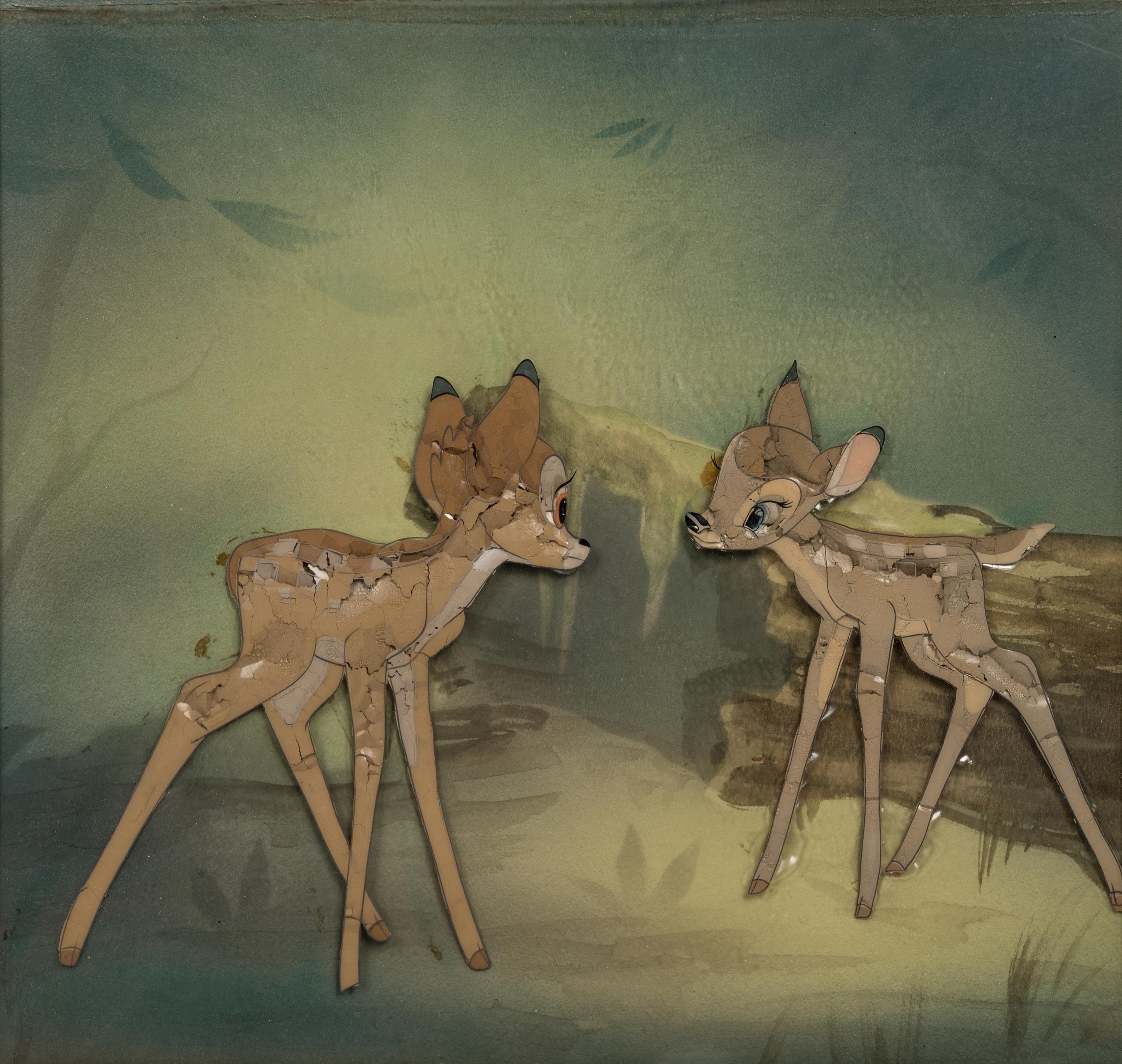 A Walt Disney Production Bambi Animation Cel