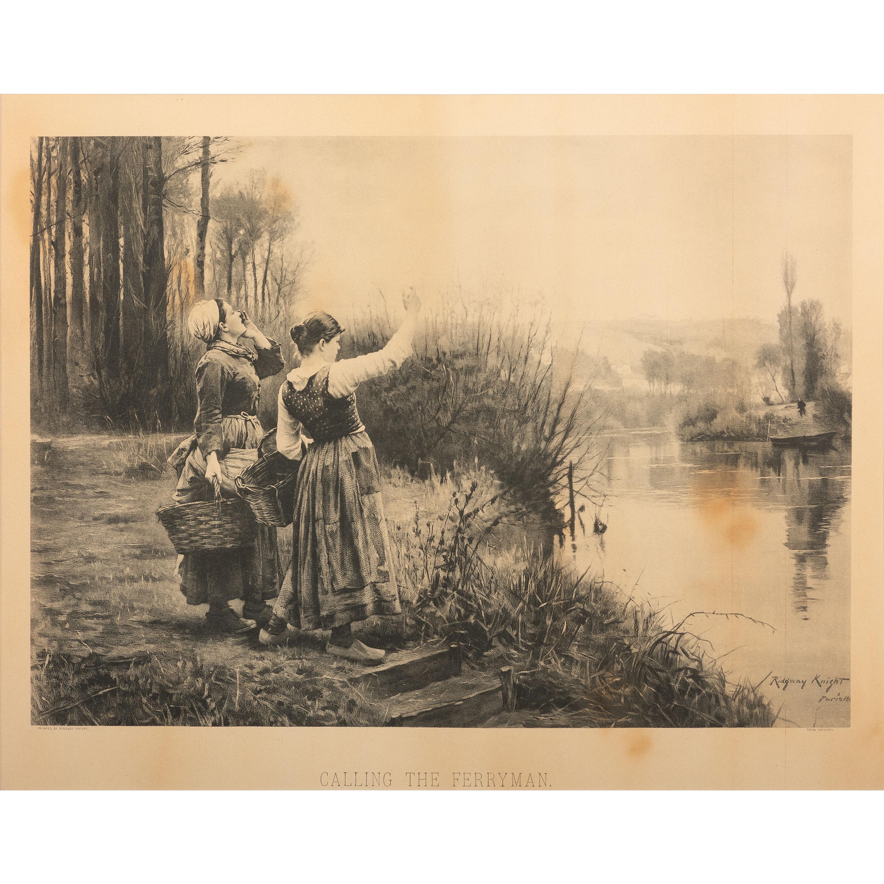 Two Framed Lithographs